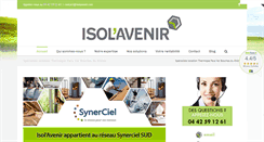 Desktop Screenshot of isolavenir.com