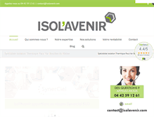 Tablet Screenshot of isolavenir.com